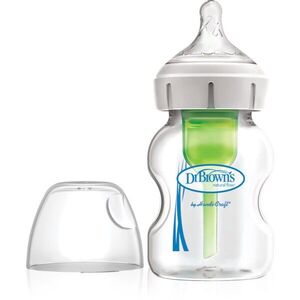 Dr. Brown's Options+ Wide-Neck antikólikás üvegből készült cumisüveg 150 ml kép