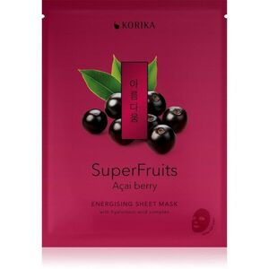 KORIKA SuperFruits Acai Berry - Anti-pollution Sheet Mask arcmaszk méregtelenítő hatással 25 g kép