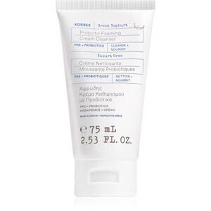Korres Greek Yoghurt Probiotic Foaming Cream Cleanser krémes tisztító hab probiotikumokkal 75 ml kép