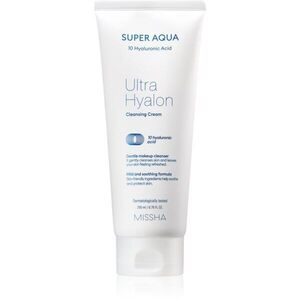 Missha Super Aqua 10 Hyaluronic Acid hidratáló tisztító krém 200 ml kép