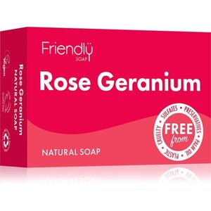 Friendly Soap Natural Soap Rose Geranium természetes szappan 95 g kép