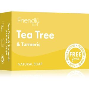 Friendly Soap Natural Soap Tea Tree & Turmeric természetes szappan 95 g kép