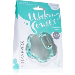 Curaprox Baby Waking Senses babarágóka masszírozós fogkefével és csörgőkkel 1 db kép