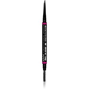 NYX Professional Makeup Blade & Shade szemöldök ceruza kefével árnyalat Black 0.06 g kép