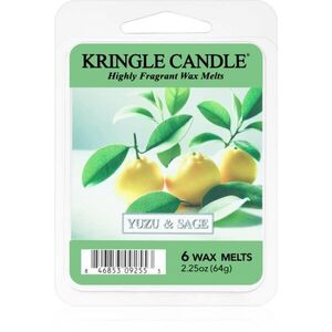 Kringle Candle Yuzu & Sage illatos viasz aromalámpába 64 g kép