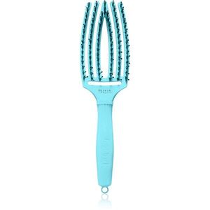 Olivia Garden Fingerbrush Boar & Nylon hajkefe nejlon- és vaddisznósörtékkel Dolce Vita Blue Sky 1 db kép