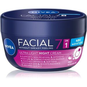 NIVEA Facial Night könnyű éjszakai krém 7 in 1 100 ml kép