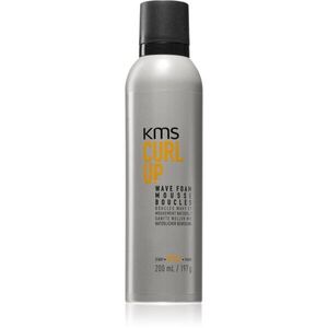 KMS Curl Up Wave Foam hajhab a hullámos haj kiemeléséért 200 ml kép