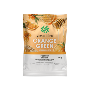 Orange Green gyógynövényes cukorka homoktövissel, 100 g – Green idea kép