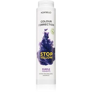 Montibello Colour Correction Stop Yellow sampon világos és szőke hajra semlegesíti a sárgás tónusokat 300 ml kép