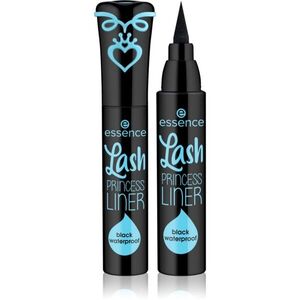 essence Lash PRINCESS széles applikátorú szemhéjtus vízálló árnyalat Black 3 ml kép