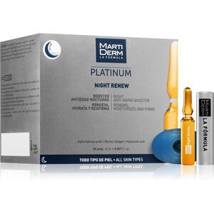 MartiDerm Platinum Night Renew éjszakai ránctalanító szérum ampullákban 30x2 ml kép