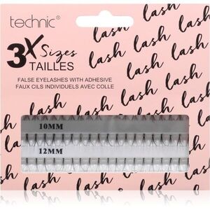 Technic Cosmetics Individual False Eyelashes ragasztható tincses műszempillák 60 db kép