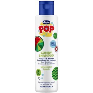 Chicco Pop Comby Shampoo & Conditioner sampon és kondicionáló Watermelon 250 ml kép