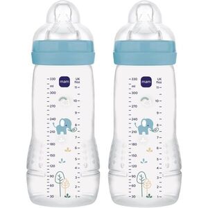 MAM Easy Active™ Baby Bottle gyerekkulacs 4m+ Blue 2x330 ml kép