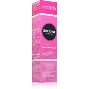 Matrix SoColor Pre-Bonded tartós hajfesték ősz szőrszálak elfedésére árnyalat 4N 90 ml kép