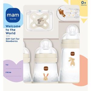 MAM Welcome to the World 0m+ ajándékszett újszülötteknek Beige 1 db kép
