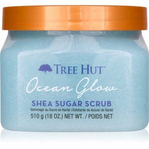Tree Hut Shea Sugar Scrub Ocean Glow cukros test peeling 510 g kép