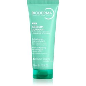 Bioderma Sébium Exfoliating Purifying Gel tisztító peeling kombinált és zsíros bőrre 75 ml kép