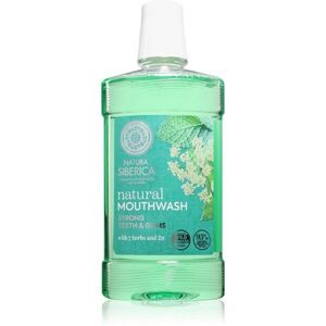 Natura Siberica Natural Mouthwash Strong Teeth & Gums gyógynövényes szájvíz cinket tartalmaz 520 ml kép