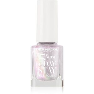 Dermacol 5 Day Stay Aura hosszantartó körömlakk gyöngyházfényű árnyalat 67 Cream Pearl 11 ml kép