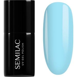 Semilac UV Hybrid One Touch Pastels géles körömlakk árnyalat 974 Bubbly Blue 7 ml kép