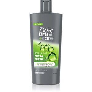 Dove Men+Care Extra Fresh tusfürdő gél testre és arcra 700 ml kép