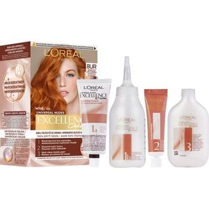L’Oréal Paris Excellence Universal Nudes tartós hajfesték árnyalat 8UR Universal Copper Light 1 db kép