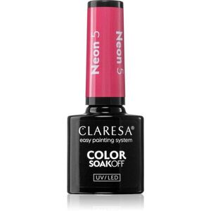 Claresa SoakOff UV/LED Color Neon géles körömlakk árnyalat 5 5 g kép