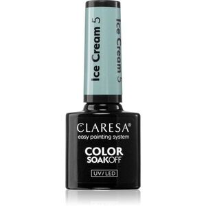 Claresa SoakOff UV/LED Color Ice Cream géles körömlakk árnyalat 5 5 g kép