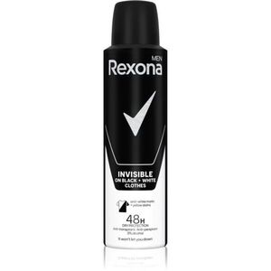 Rexona Men Invisible izzadásgátló spray a fehér foltokra 150 ml kép