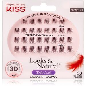 KISS Look So Natural csomós műszempilla Lavish 30 db kép