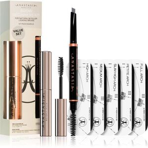 Anastasia Beverly Hills Brow Beginners Kit szett a szemöldökre árnyalat Ebony kép