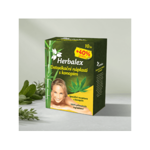Herbalex kenderes detox tapasz – 60 db kép