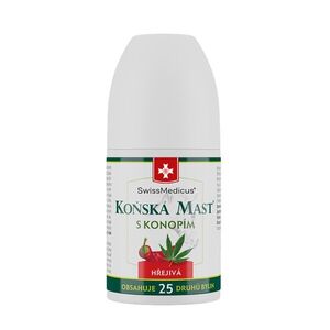 SwissMedicus melegítő kenderes lóbalzsam ROLL-ON – 90 ml kép