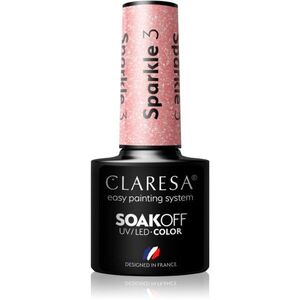 Claresa SoakOff UV/LED Color Sparkle géles körömlakk árnyalat 3 5 g kép