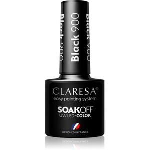 Claresa SoakOff UV/LED Color Black géles körömlakk árnyalat 900 5 g kép