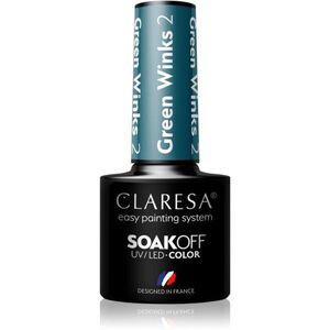Claresa SoakOff UV/LED Color Green Winks géles körömlakk árnyalat 2 5 g kép