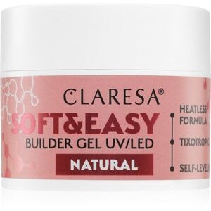 Claresa Soft&Easy Builder Gel alaplakk körmökre árnyalat Natural 12 g kép