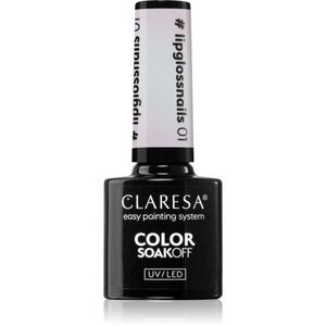 Claresa SoakOff UV/LED Color #lipglossnails géles körömlakk árnyalat 01 5 g kép