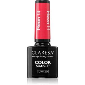 Claresa SoakOff UV/LED Color Neon géles körömlakk árnyalat NEON 14 5 g kép