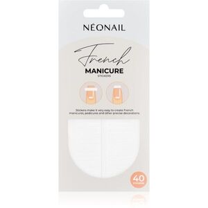 NEONAIL French Manicure Stickers körömmatrica típus 02 40 db kép