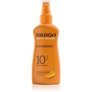 Bilboa Carotissima Olio napozó olaj spray -ben béta-karotinnal SPF10 200 ml kép