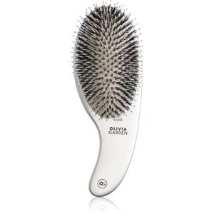 Olivia Garden Expert CURVE Nylon Silver hajkefe vaddisznó sörtékkel 1 db kép