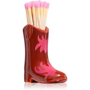 Paddywax Cowboy Boot Match Holder gyufa Red & Pink Flame 25 db kép