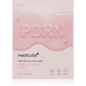 medicube PDRN Pink Vita Coating Mask szövet arcmaszk a ráncok ellen élénkítő hatással 22 g kép