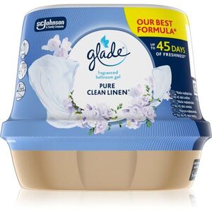 GLADE Clean Linen illatos gél fürdőszobába 180 g kép