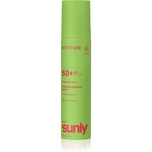 Attitude Sunly Kids Watermelon & Coco ásványi napozó spray SPF 50+ gyermekeknek 75 ml kép