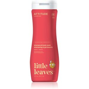 Attitude Little Leaves Mango gyermek tisztító gél és sampon 473 ml kép
