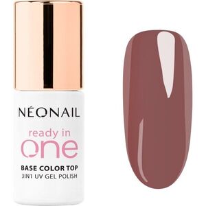 NEONAIL Ready In One 3in1 UV Gel Polish géles körömlakk gyémántporral árnyalat 07 One Mocha Brown 7.2 ml kép